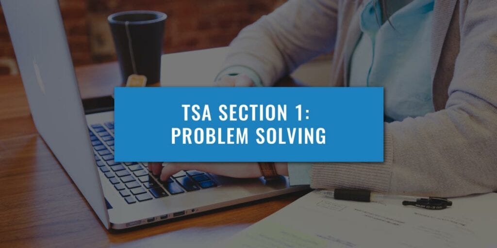 how to improve tsa problem solving