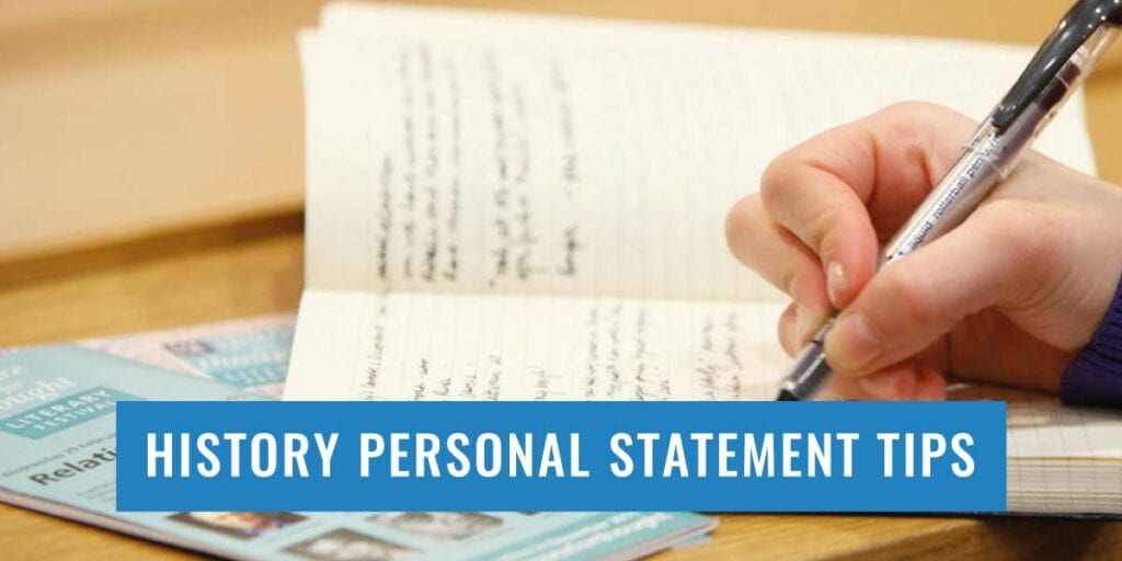 history personal statement tips