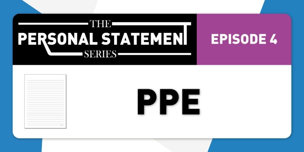 ppe personal statement samples