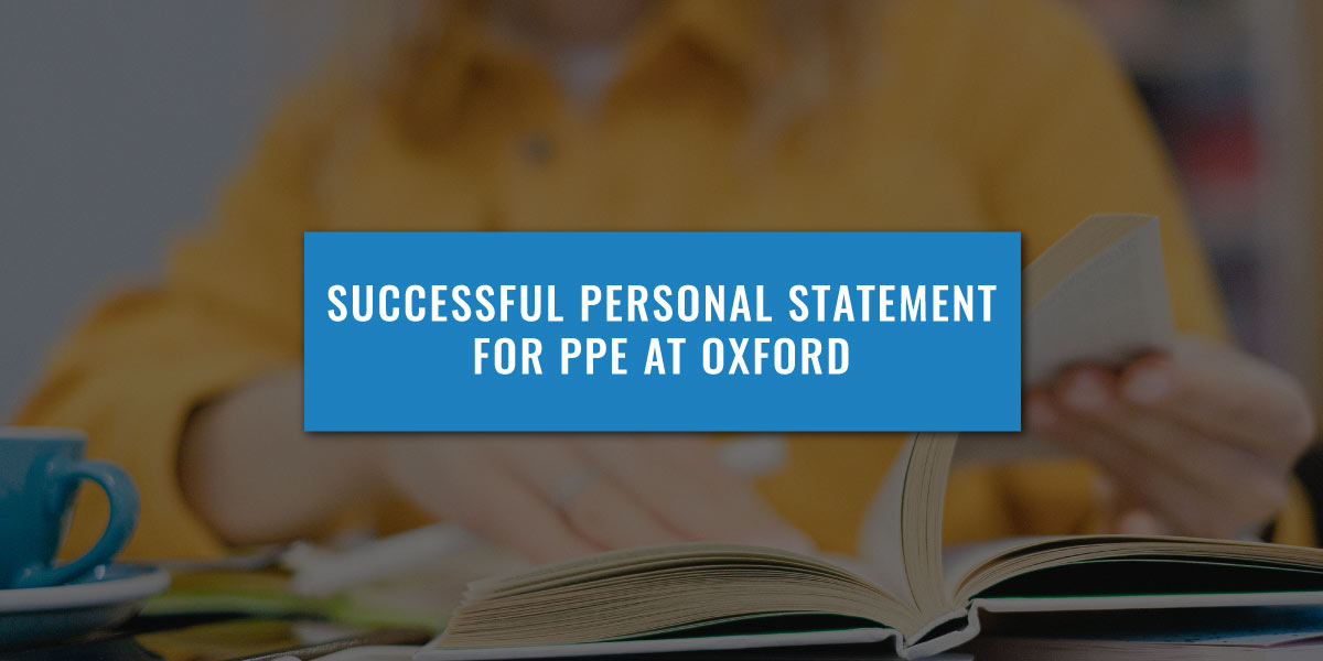 oxford ppe personal statement examples