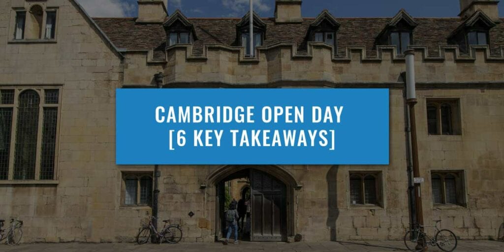 Cambridge University Virtual Open Day [6 Key Takeaways]