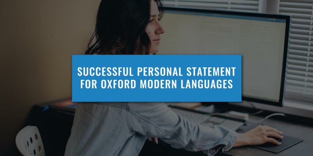 ucas personal statement modern languages