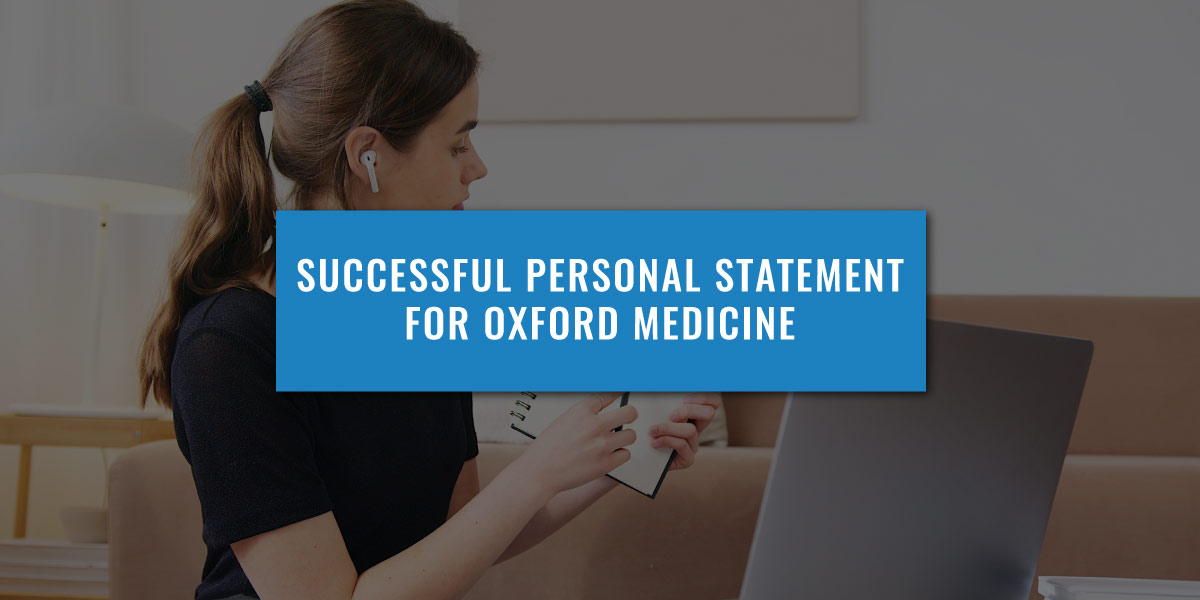 personal statement for oxford medicine