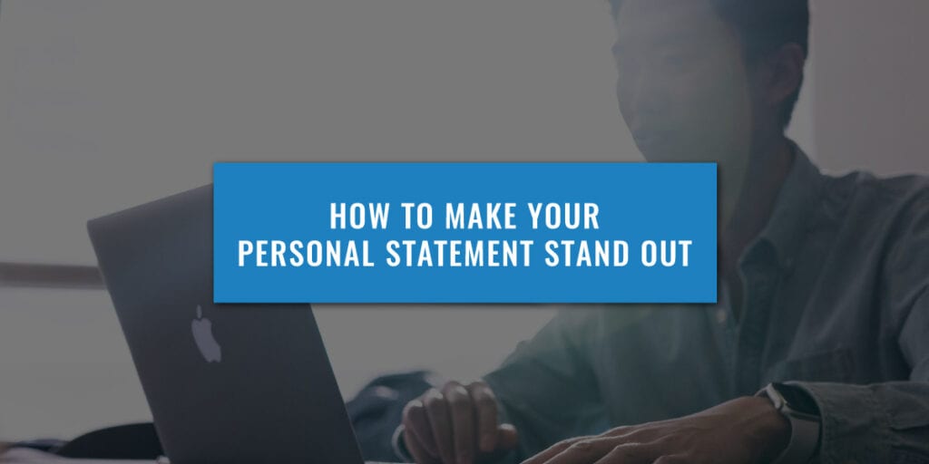 how to make personal statement stand out