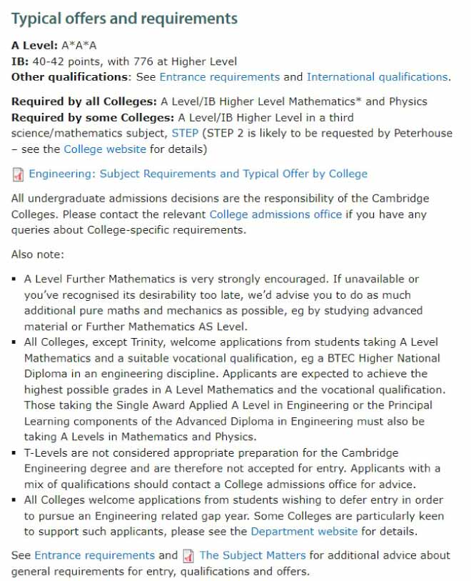 cambridge phd entry requirements