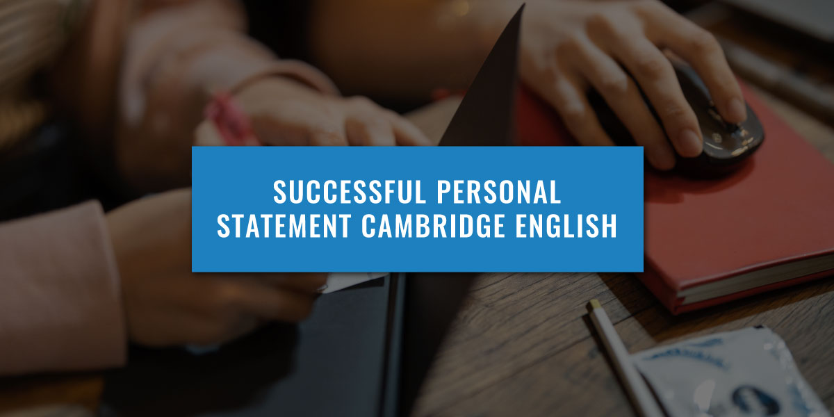 applying to cambridge personal statement