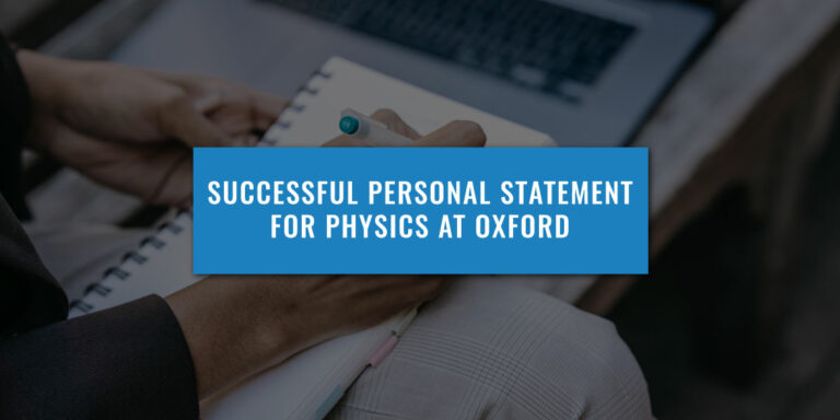 personal statement law oxford